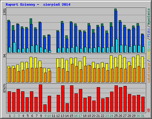 Raport Dzienny -  sierpień 2014