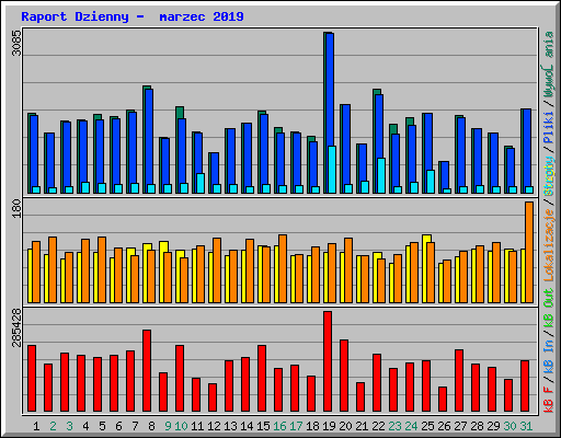 Raport Dzienny -  marzec 2019