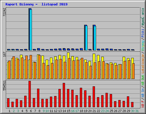 Raport Dzienny -  listopad 2019