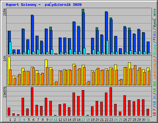 Raport Dzienny -  październik 2020