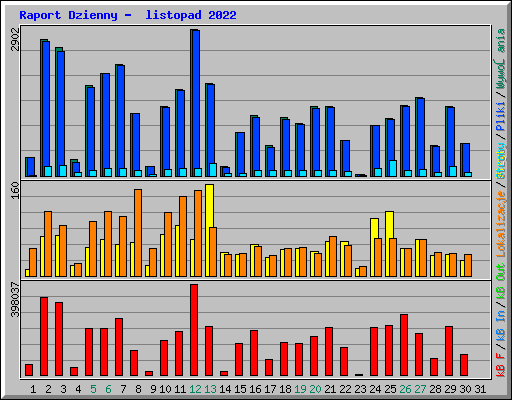Raport Dzienny -  listopad 2022