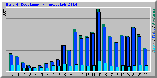 Raport Godzinowy -  wrzesień 2014