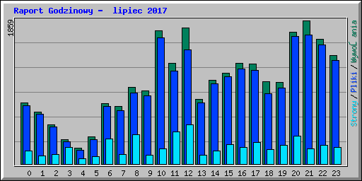 Raport Godzinowy -  lipiec 2017