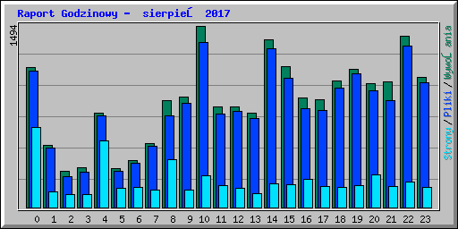 Raport Godzinowy -  sierpień 2017