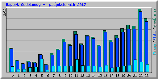 Raport Godzinowy -  październik 2017