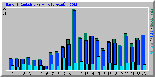 Raport Godzinowy -  sierpień 2018