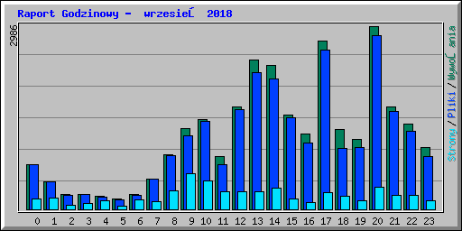 Raport Godzinowy -  wrzesień 2018