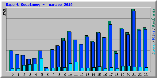 Raport Godzinowy -  marzec 2019