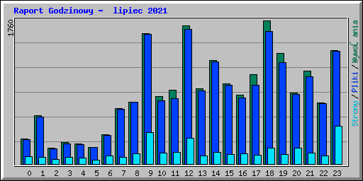 Raport Godzinowy -  lipiec 2021